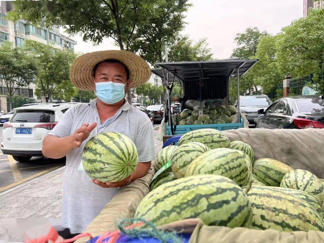 文明实践丨宿迁:101个瓜果疏导点背后的文明高度_西瓜_销售_孙海兵