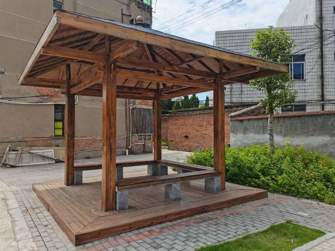 居民_凉亭_小区