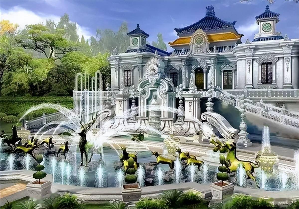 英国公布的圆明园被毁前照片,犹如仙境,引世界关注_建筑_雷金玉_康熙