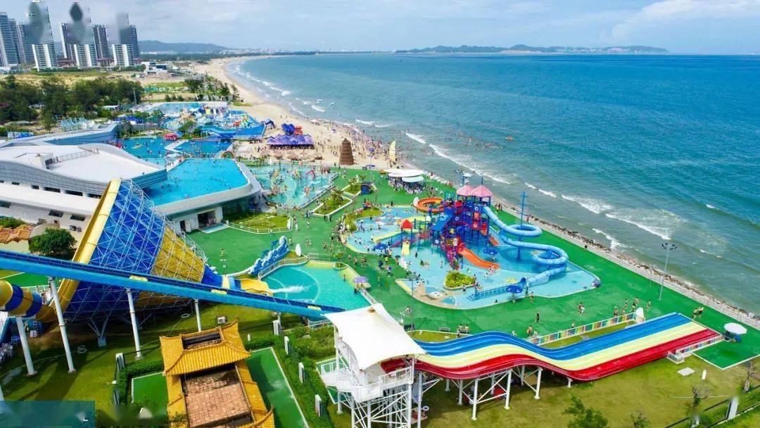 四星级旅游饭店中海南滨大酒店,中海龙虎滩景区,黄金海岸水上乐园等