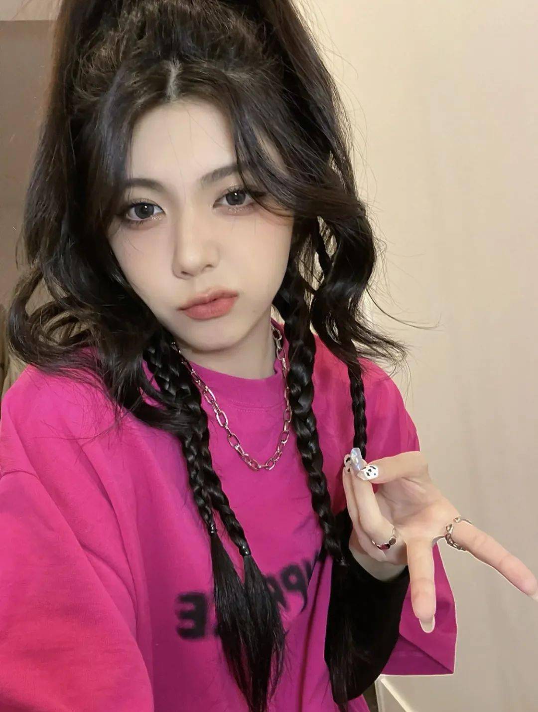 ootd千禧风半扎编发高马尾_发型_ins_步骤