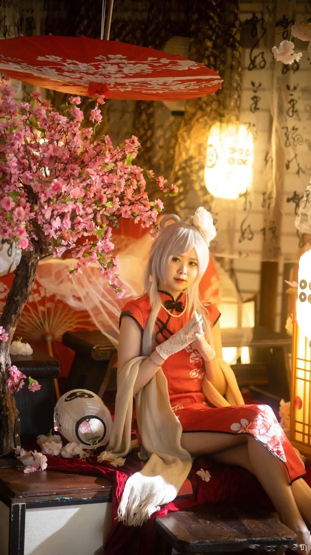 【二次元cos】洛天依少女_版权_处理_芍药