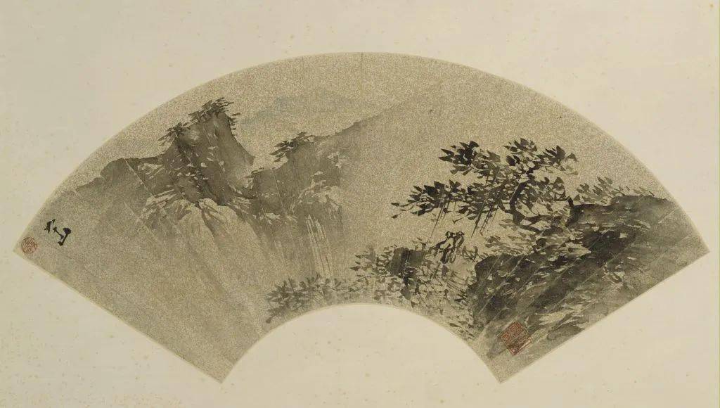 故宫馆藏明清名家扇面山水赏析
