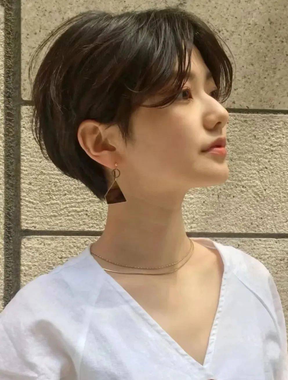 日系挂耳短发_fashion_氛围_短发