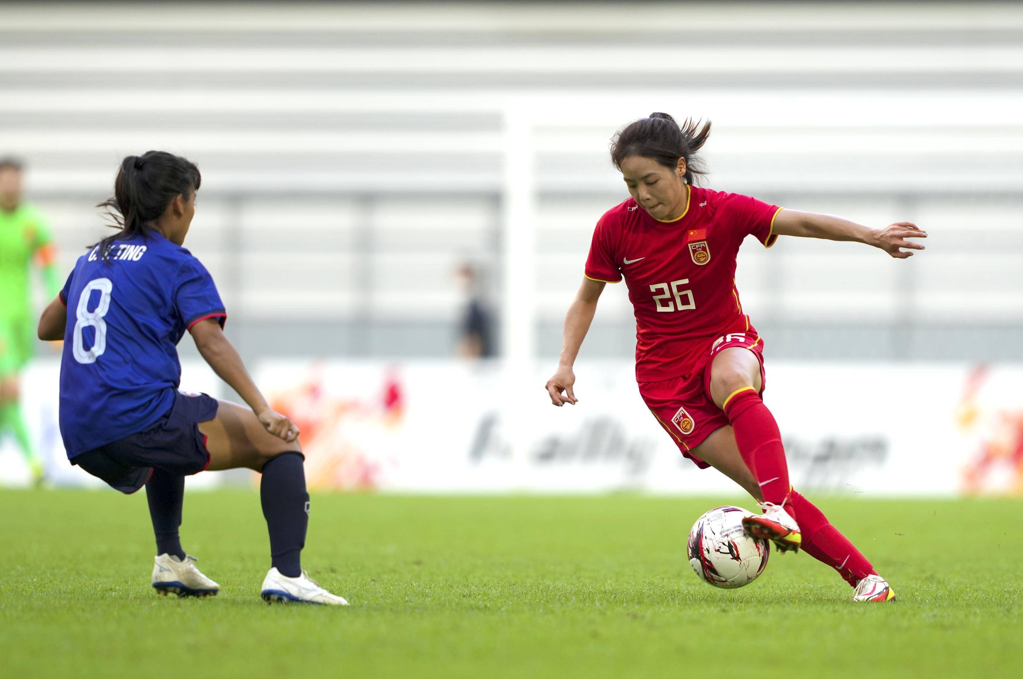 足球东亚杯中国女足赢得开门红