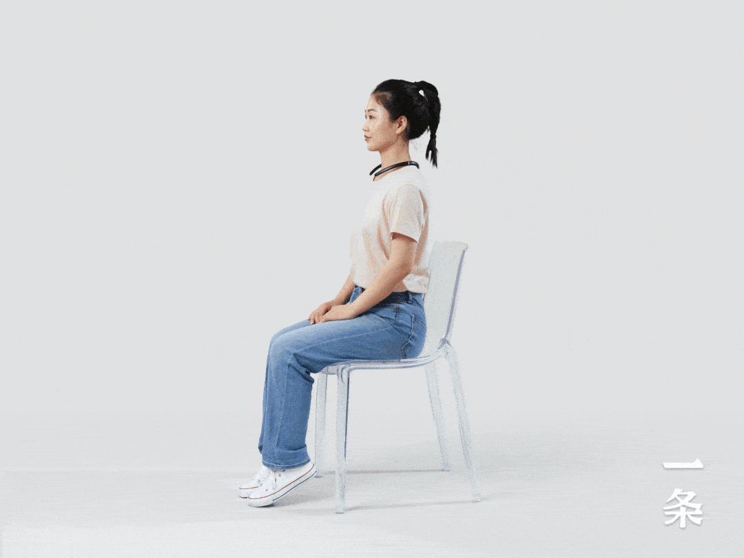 耳机大小的神器,让你挺直腰背,改善不良体态_矫姿_姿势_坐姿