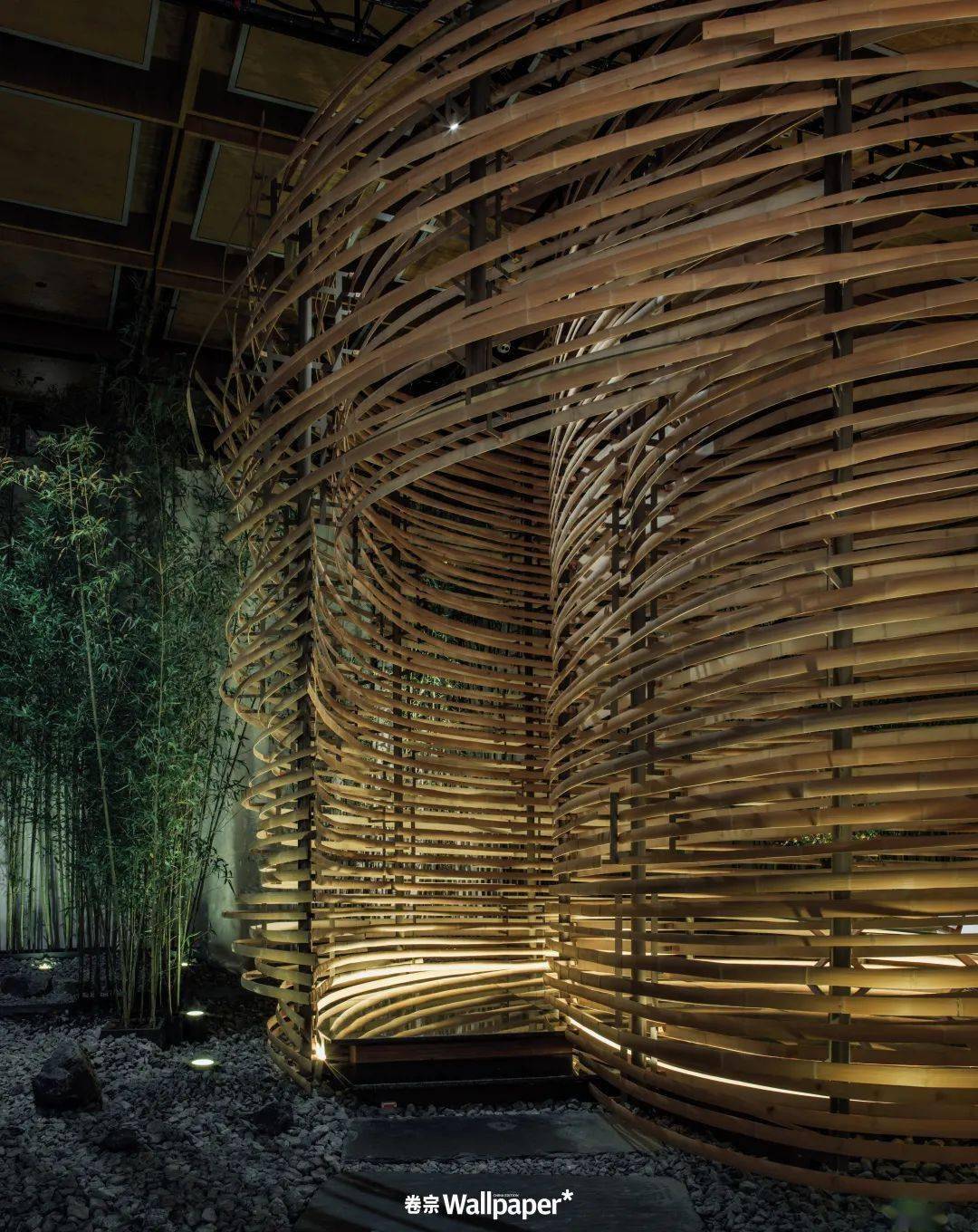 卷宗对话隈研吾:从"负建筑"到"五感的建筑"_展览_竹涧_观众