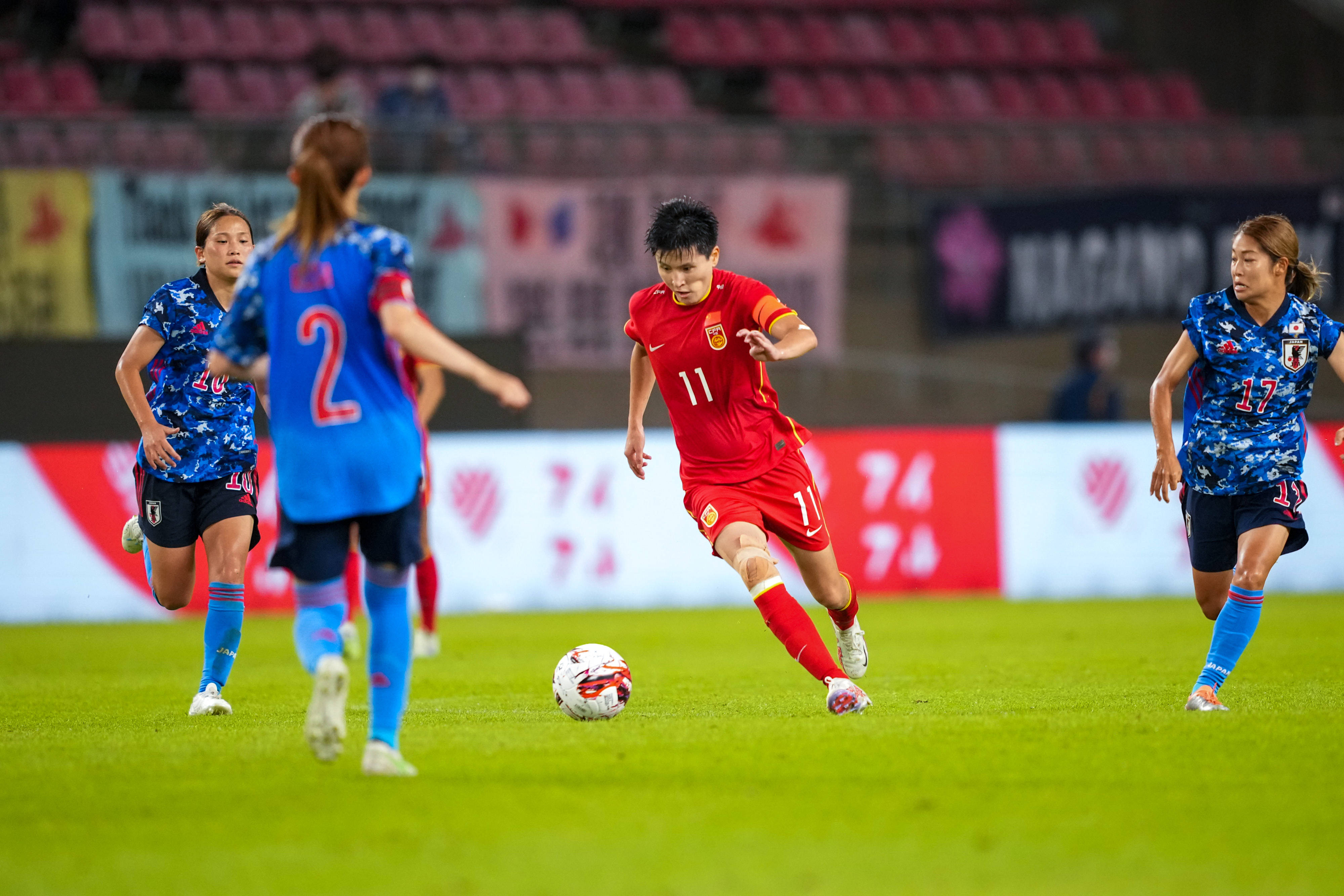 长谷川唯梅开二度，日本女足5-0缅甸女足迎来亚洲杯开门红-直播吧zhibo8.cc