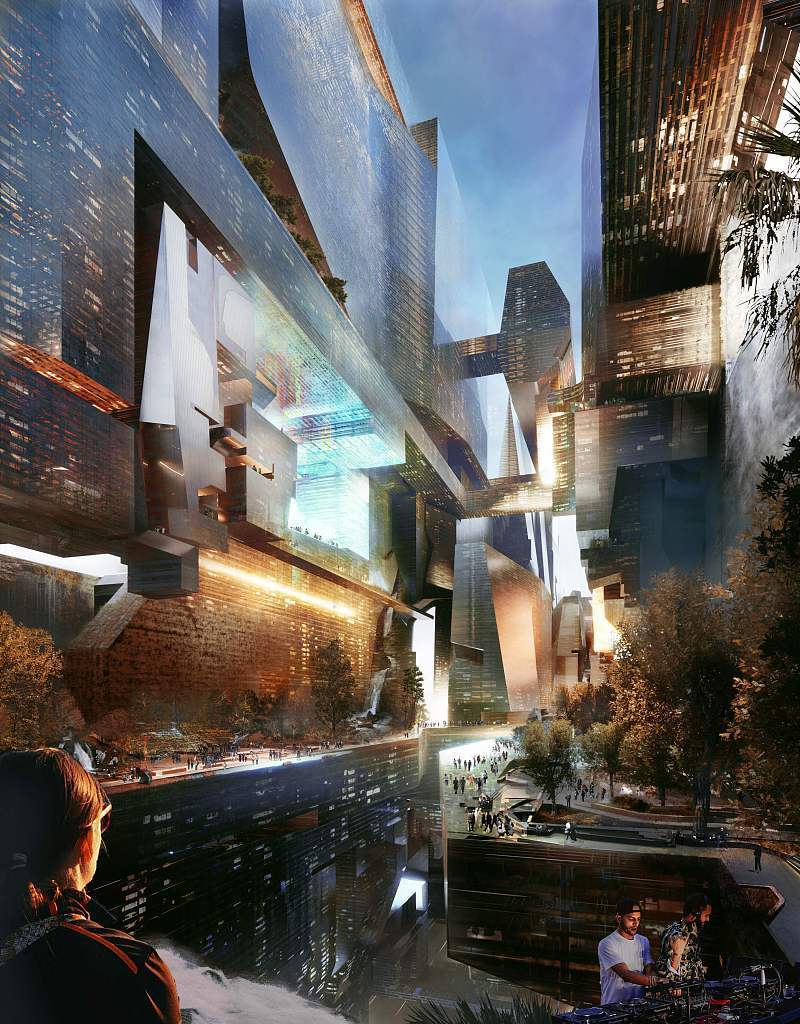 科幻之城沙特王储公布长170公里的线性城市设计方案