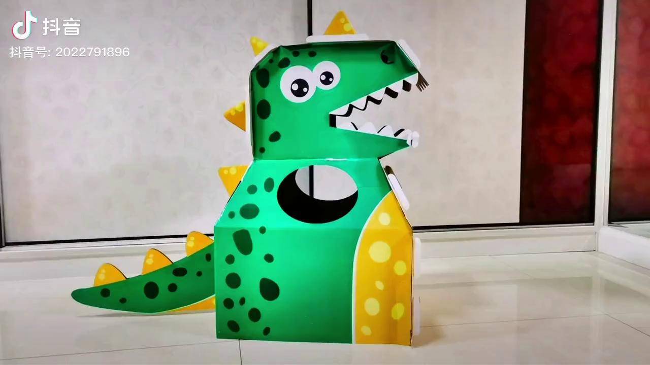 恐龙纸箱服玩具亲子互动手工玩具六一儿童节礼物儿童玩具玩具推荐网红
