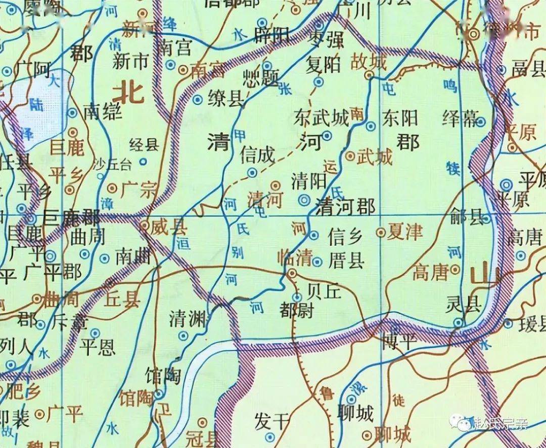 河北永清清河天津武清山東臨清名字都有清來歷相同嗎