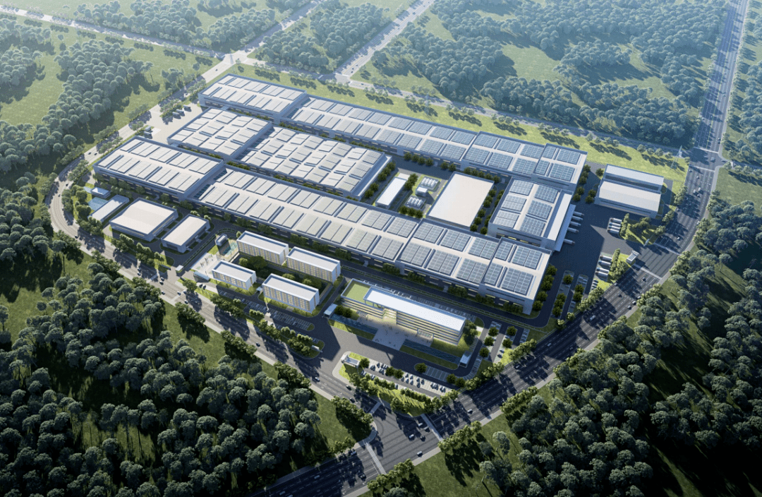 吉利科技集团年产能12gwh动力电池项目效果图项目位于桐庐经济开发