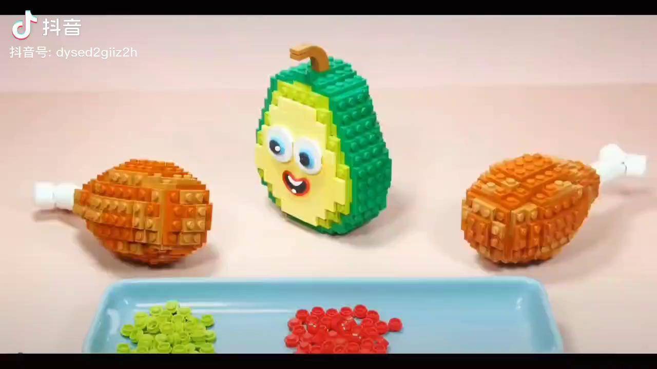 乐高动画小故事可可爱爱的芒果妹妹益智玩具定格动画创意治愈乐高解压