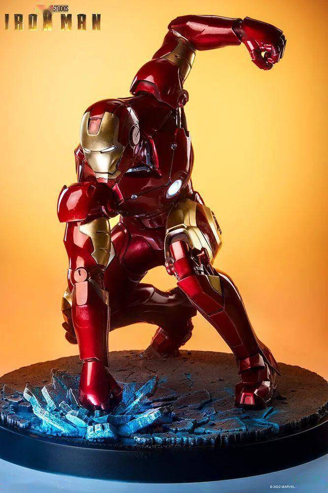 这款砸地的mk3简直帅爆了_雕像_钢铁侠_细节