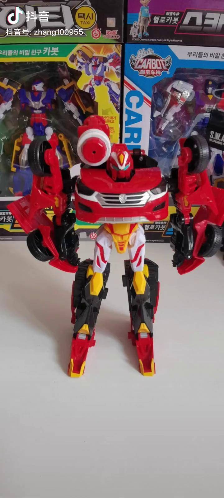 玩具动漫变形金刚 火警车手变车神_火警_车神_动漫