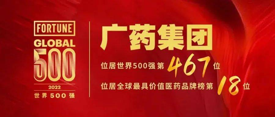 热烈祝贺广药集团世界500强排名再创新高!_中医药_发展_产业