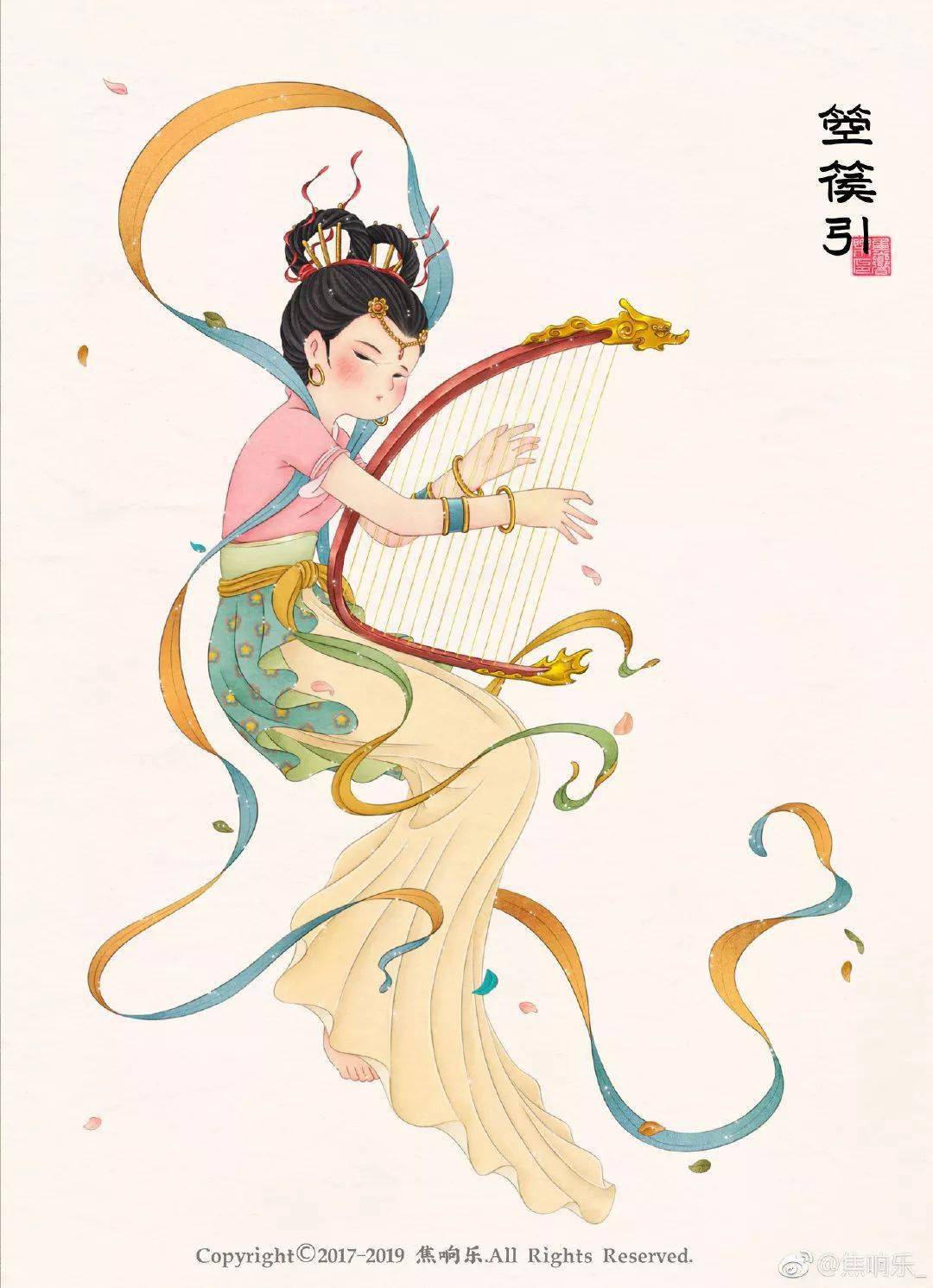 其实胖子也很美专画胖脸的她她笔下的古风美人简直萌炸了