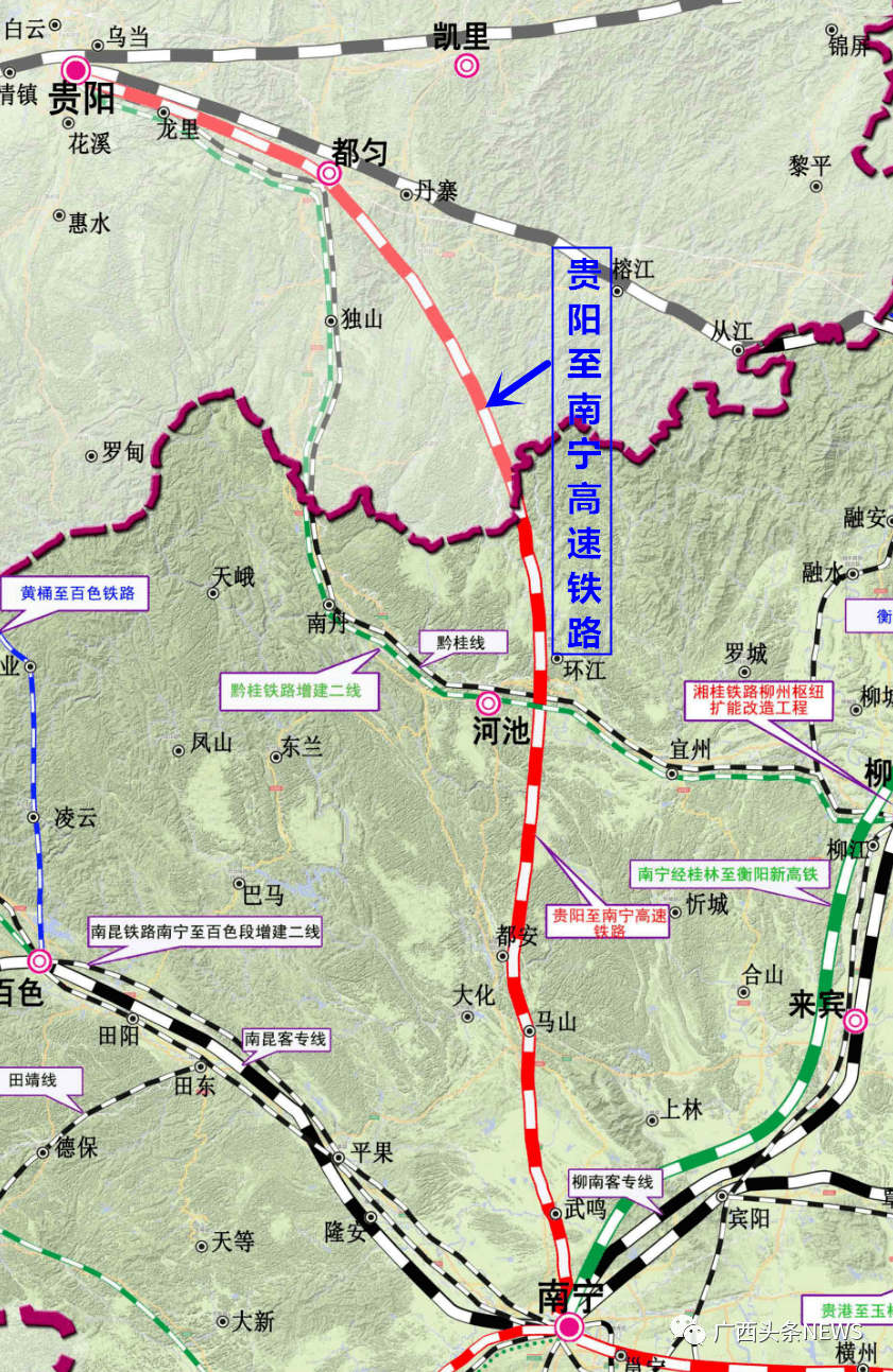 贵南高铁线路图站点图片