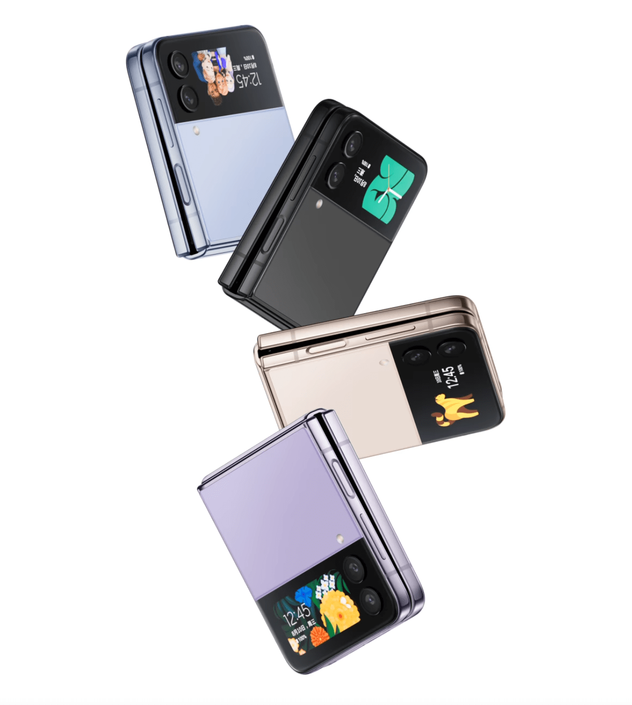 三星Galaxy Z Flip4 发布：搭载骁龙8 Gen1，999 美元起_搜狐网