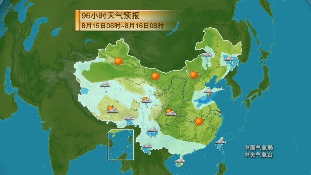 據氣象部門預報,我市今天夜間中南部和東部地區有雷陣雨(3～8毫米),局