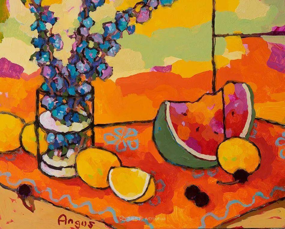 本无意成为画家奈何大胆的色彩和独特的构图太受欢迎