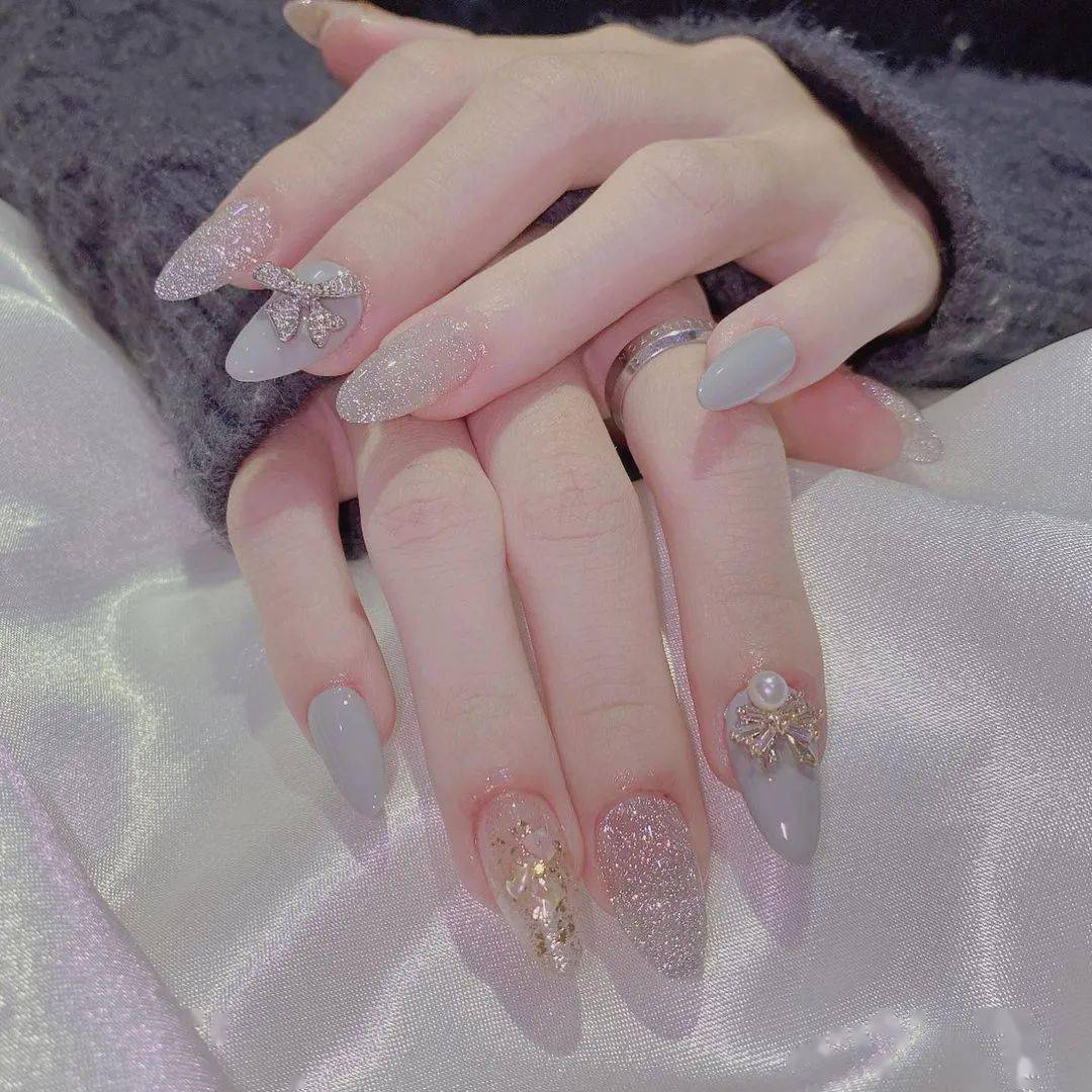 超有女人味的日式椭圆甲,做完气质翻倍!_美甲_什么_款式