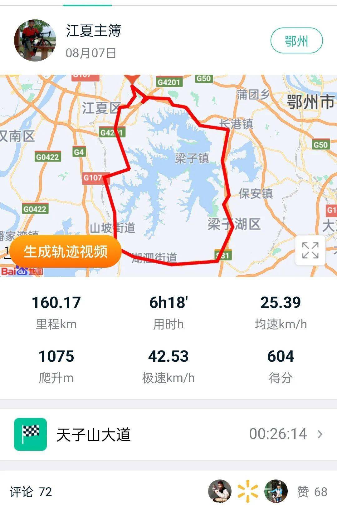 梁子湖环湖公路入口图片