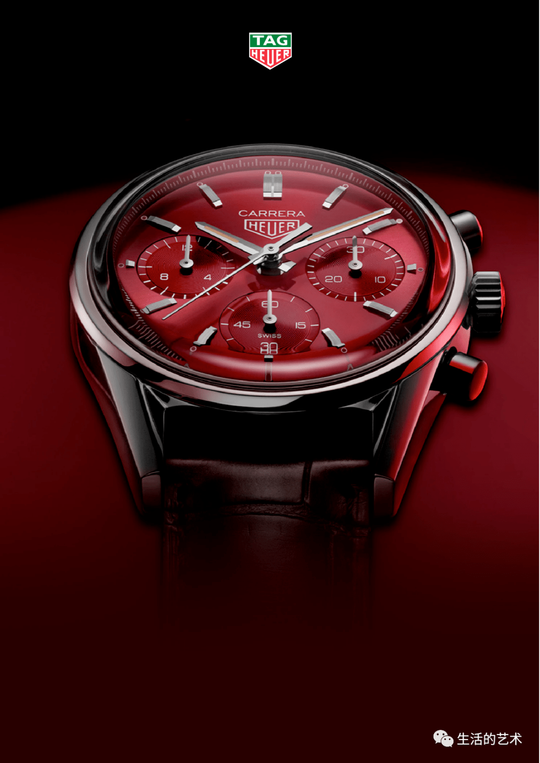 精品战略:泰格豪雅 tag heuer 卡莱拉系列(carrera)限量版红色表盘