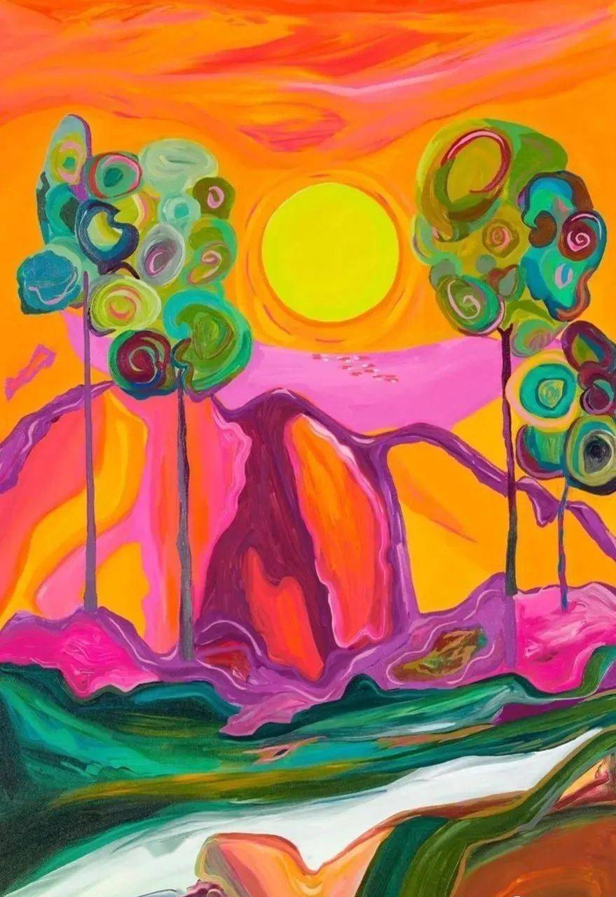 用抽象超现实主义手法来表现,很有个性!