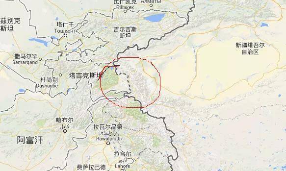 为什么地图上我国和塔吉克斯坦部分国界线是虚线呢?_沙俄_边界线_争议