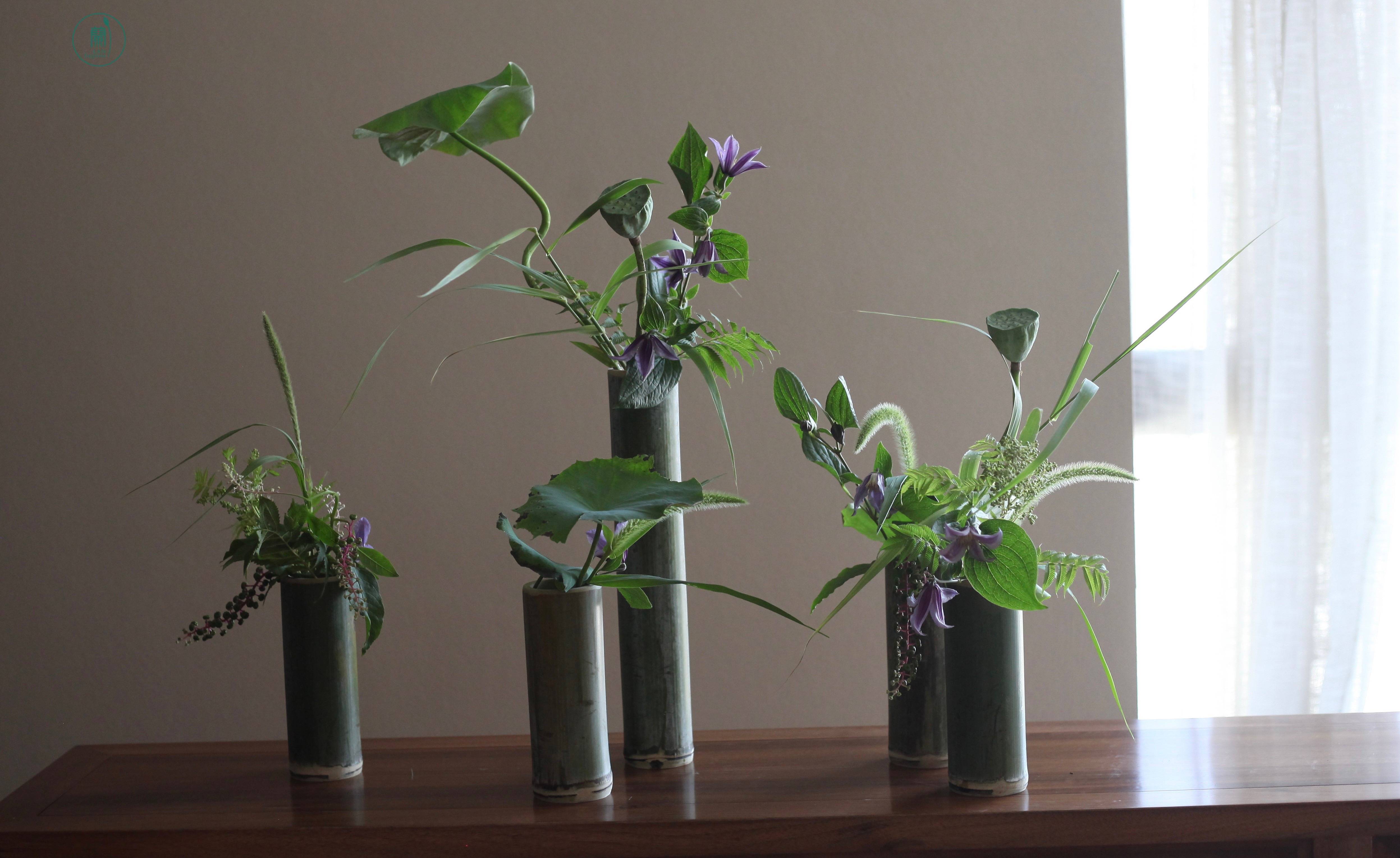 西安插花培训|蘭印象小原流花道教室#花道课