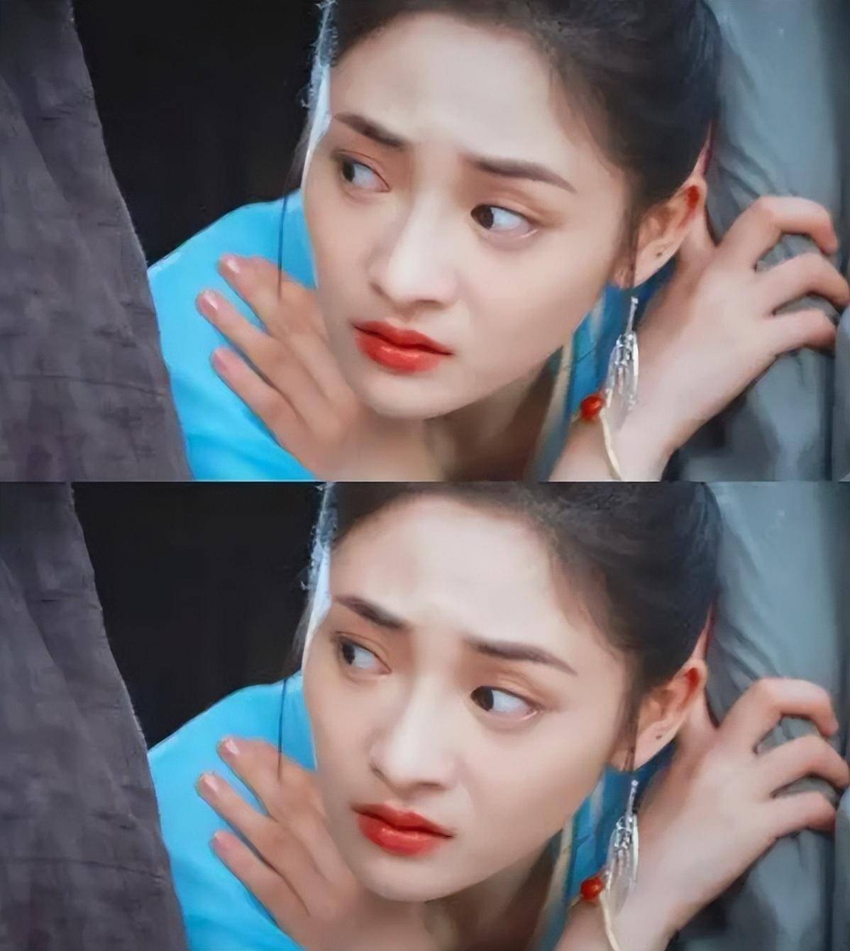 周洁琼新剧造型只能看精修图,长相也只适合当爱豆_表情_演技_脖子