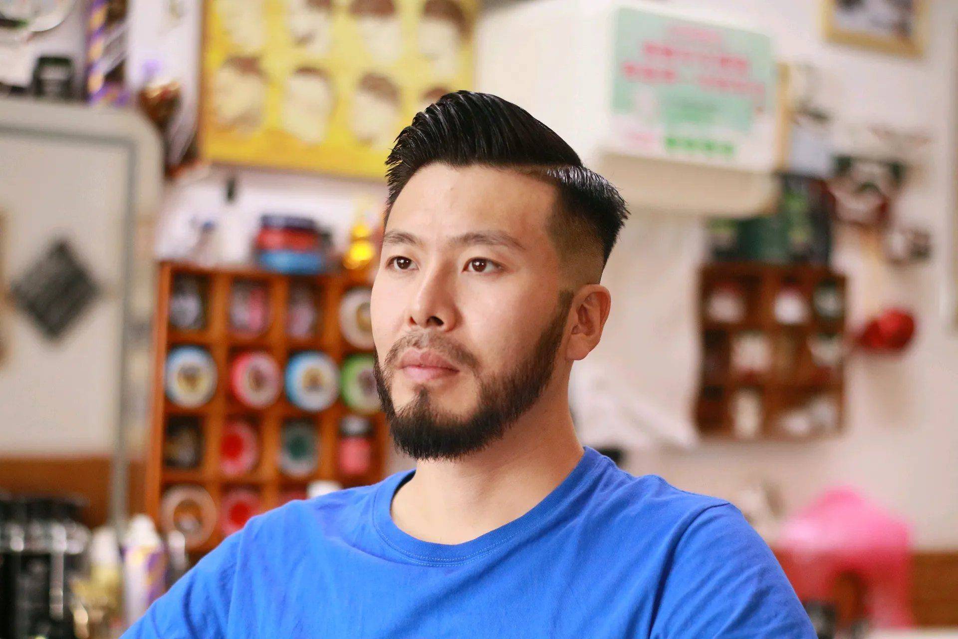 今秋最火男发来了,时尚有型很百变,剪完就是帅_造型_头顶_发型