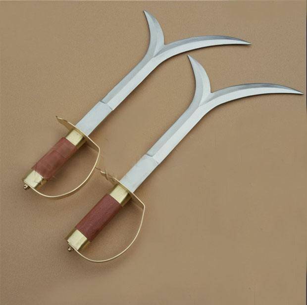 中国古代冷兵器,外形酷似麒麟角,专克长枪_麟角刀_我国_形意拳