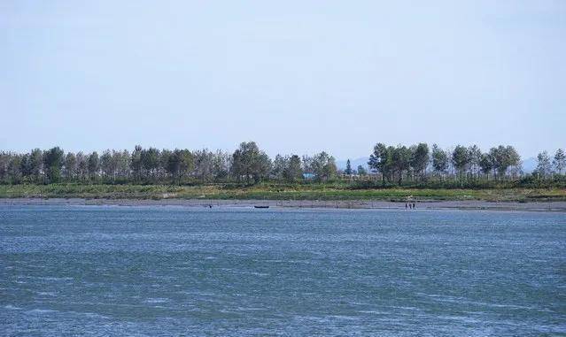 鸭绿江口有一个绸缎岛，面积67平方公里，靠近我方一侧