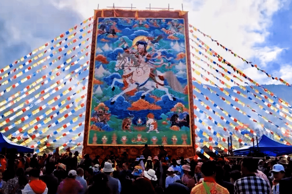 摩梭转山节图片