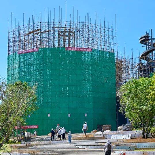 海口西海岸南片区生态修复工程总进度完成90%_林之心_项目_施工