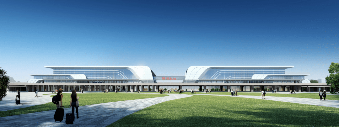 金华这两个高铁站,启动站后工程!来看效果图→_站房_杭温_正线