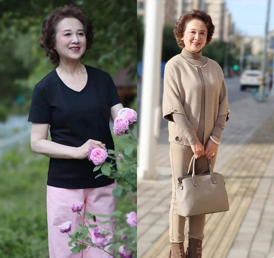 女人过了60岁也别当老阿姨,学这位大龄奶奶,整个人比30岁还娇美_中年