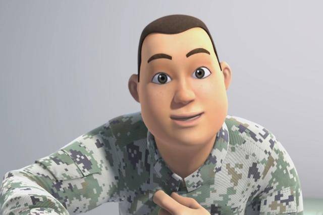 军旅生活动画《聪明的顺溜》,和王宝强饰演的"顺溜"不太一样_剧照