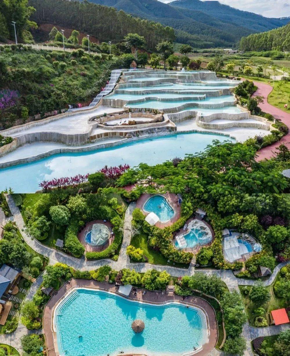 【年度爆款61政府补贴】"棉花堡"布透温泉 白海豚故乡 亚洲第一跨国