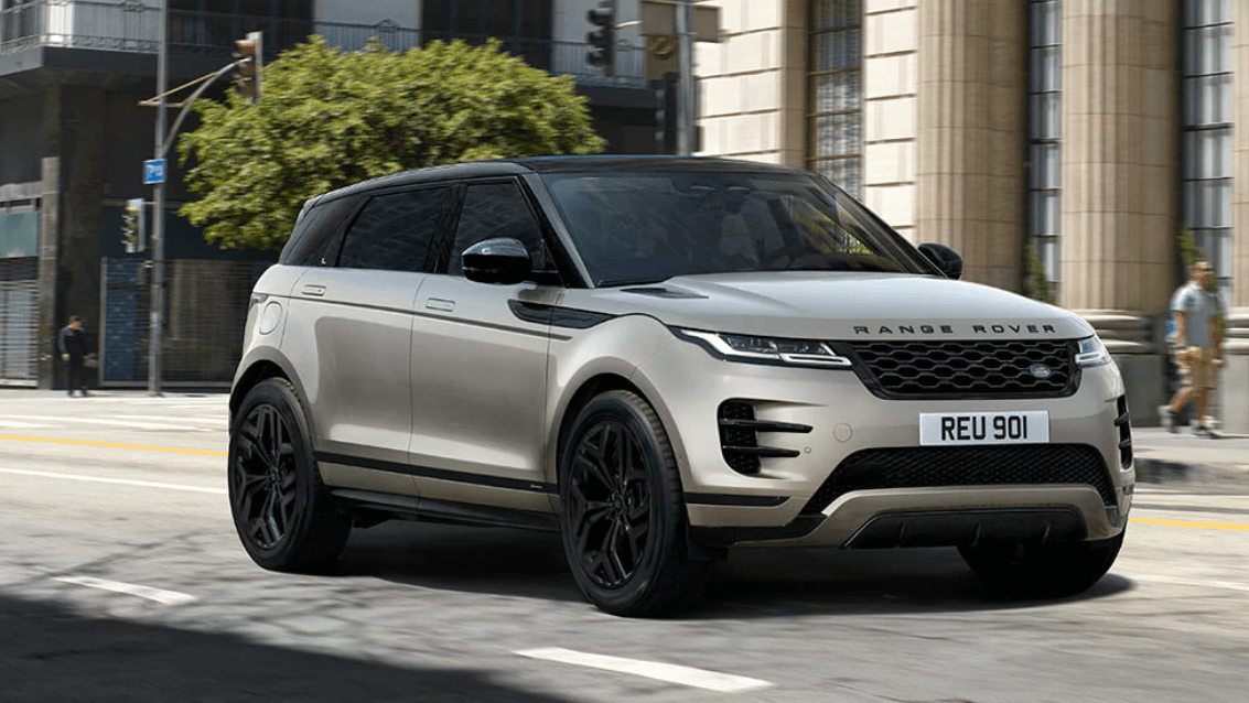 路虎揽胜极光l的外观设计有着极高的辨识度,前脸镀铬装饰的格栅显得