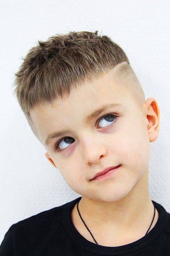 10岁男童帅气发型图片