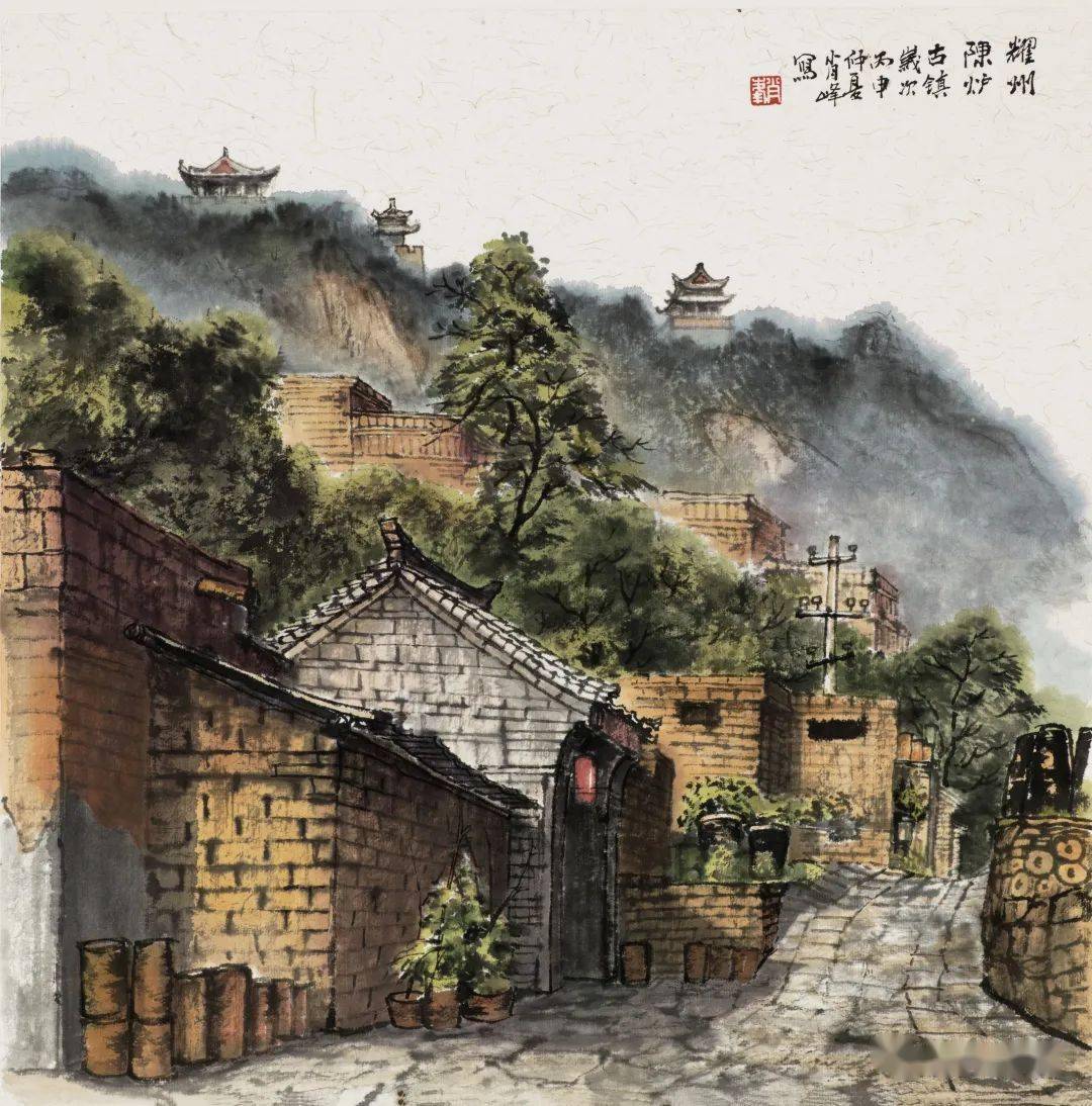 严维佳【书画长廊】画家王肖峰的陈炉情结_作品_西安_先生