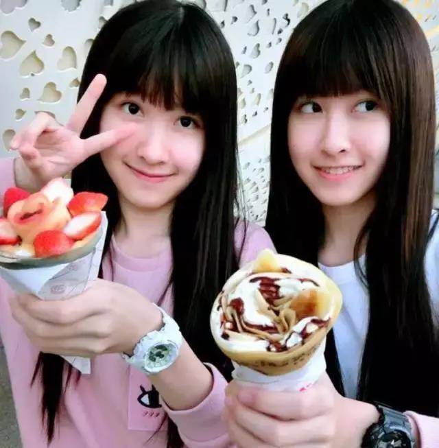 台"最美双胞胎"长大后,颜值像开了挂一样_sandy_论坛_照片