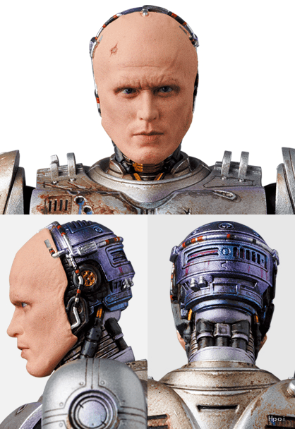 新品预定~ medicom toy mafex 机械战警 墨菲 头损版 可动 手办_定金