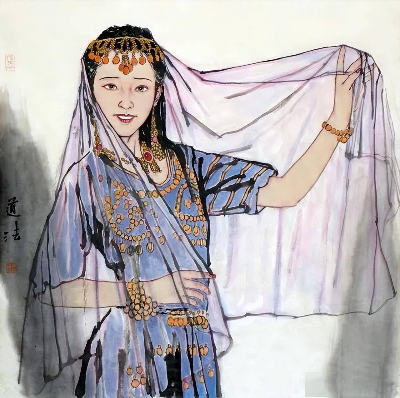 夏道法|专注于水墨人物画作_中国画院_作品_全国