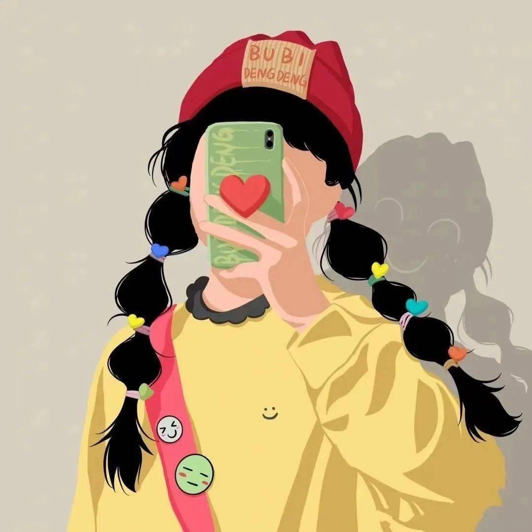 女生动漫头像 努力把自己变得更好