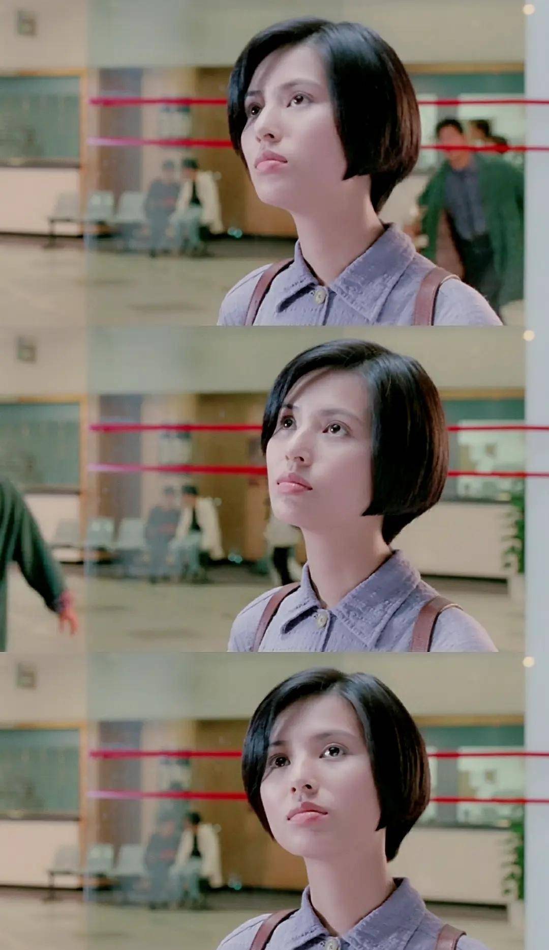 短发女生可以有多美,看了《浪漫风暴》中的李若彤就知道.