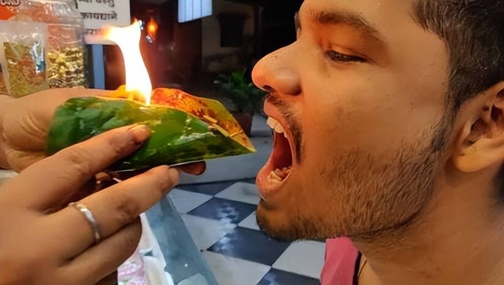 有了火焰槟榔,自然少不了冰